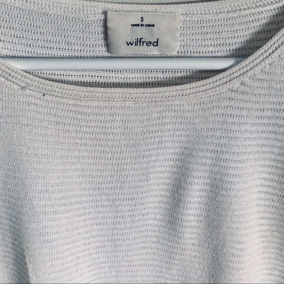 White Wilfred sweater. Size small. Loose fit. - Picture 2 of 5